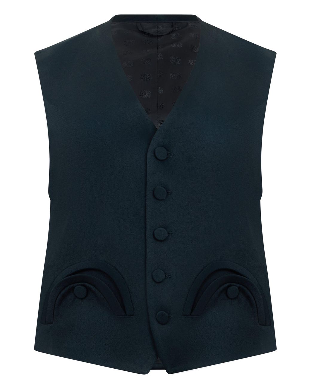 Blazé Milano Blue Satin Vest