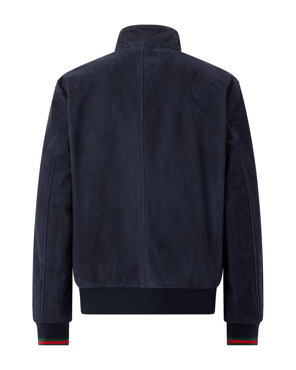 Gucci Blue Leather Jacket With Buttons for men