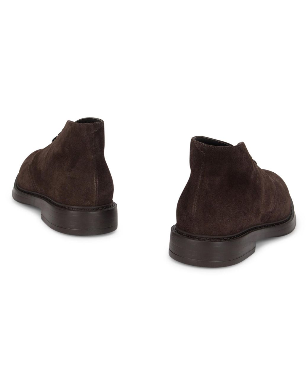 Doucal's Brown Suede Ankle Boots for men