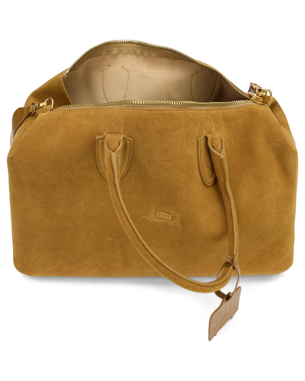 Schell Brown Suede Handbag