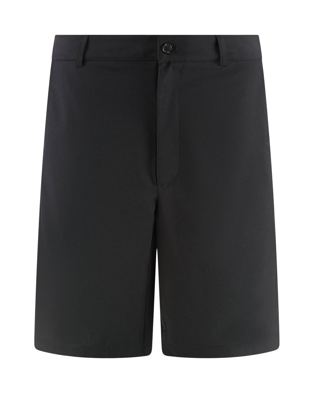 Department 5 Black Techno Fabric Bermuda-Shorts for men