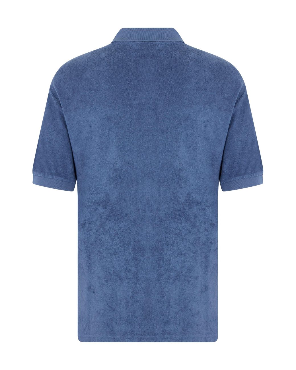Isabel Marant Blue Short-Sleeved Polo Cotton Shirts for men