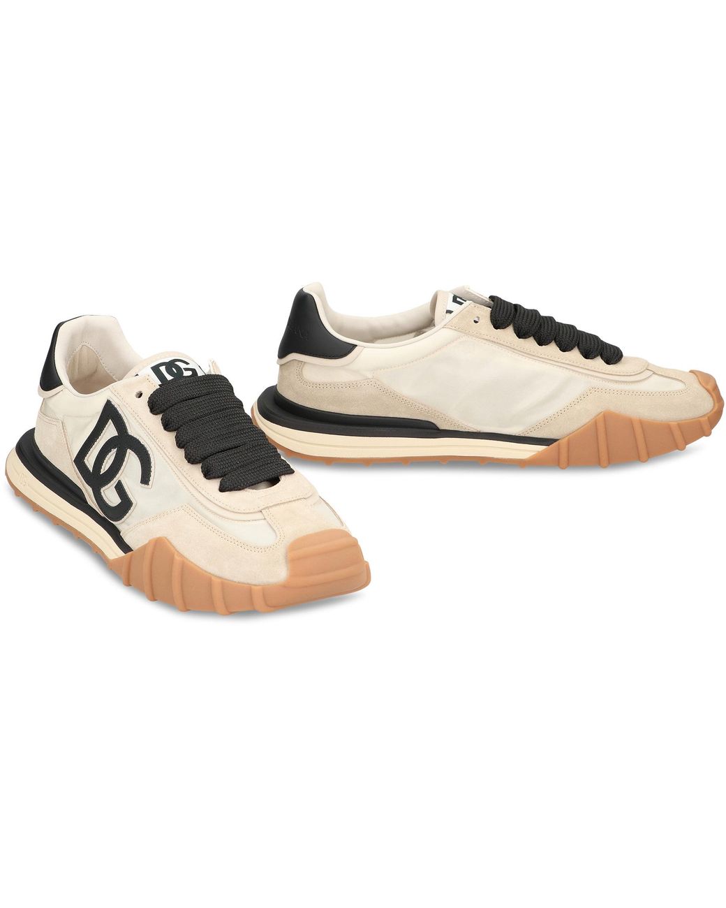 Dolce & Gabbana Multicolor Athletic Sneakers Fabric Polyamide Trainers for men