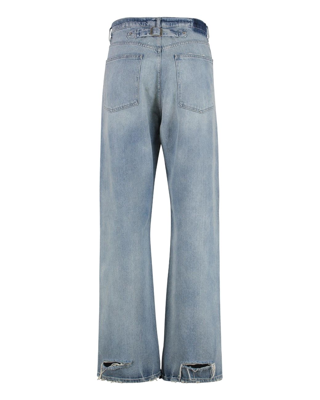 Maison Margiela Blue 5-Pocket Straight-Leg Jeans for men
