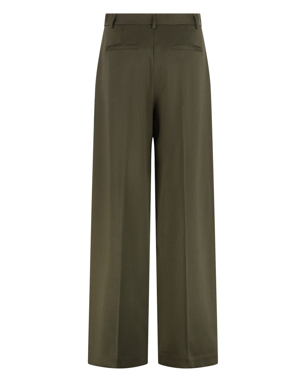 DARKPARK Green Chicago High-Waist Wide-Leg Trousers