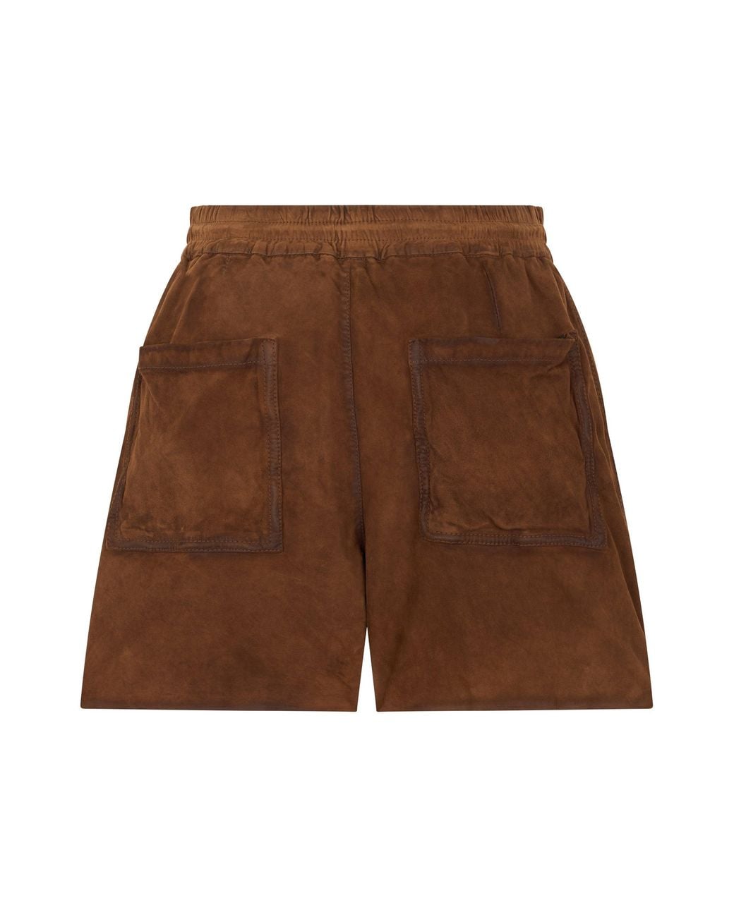 P.A.R.O.S.H. Brown Suede Shorts