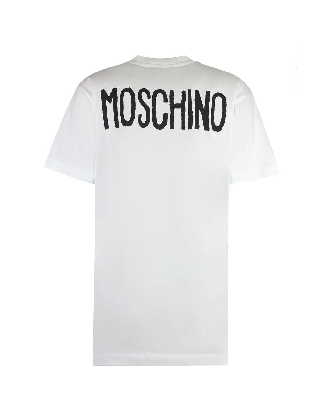 Moschino Gray Printed Cotton T-Shirt T-Shirts & Jerseys