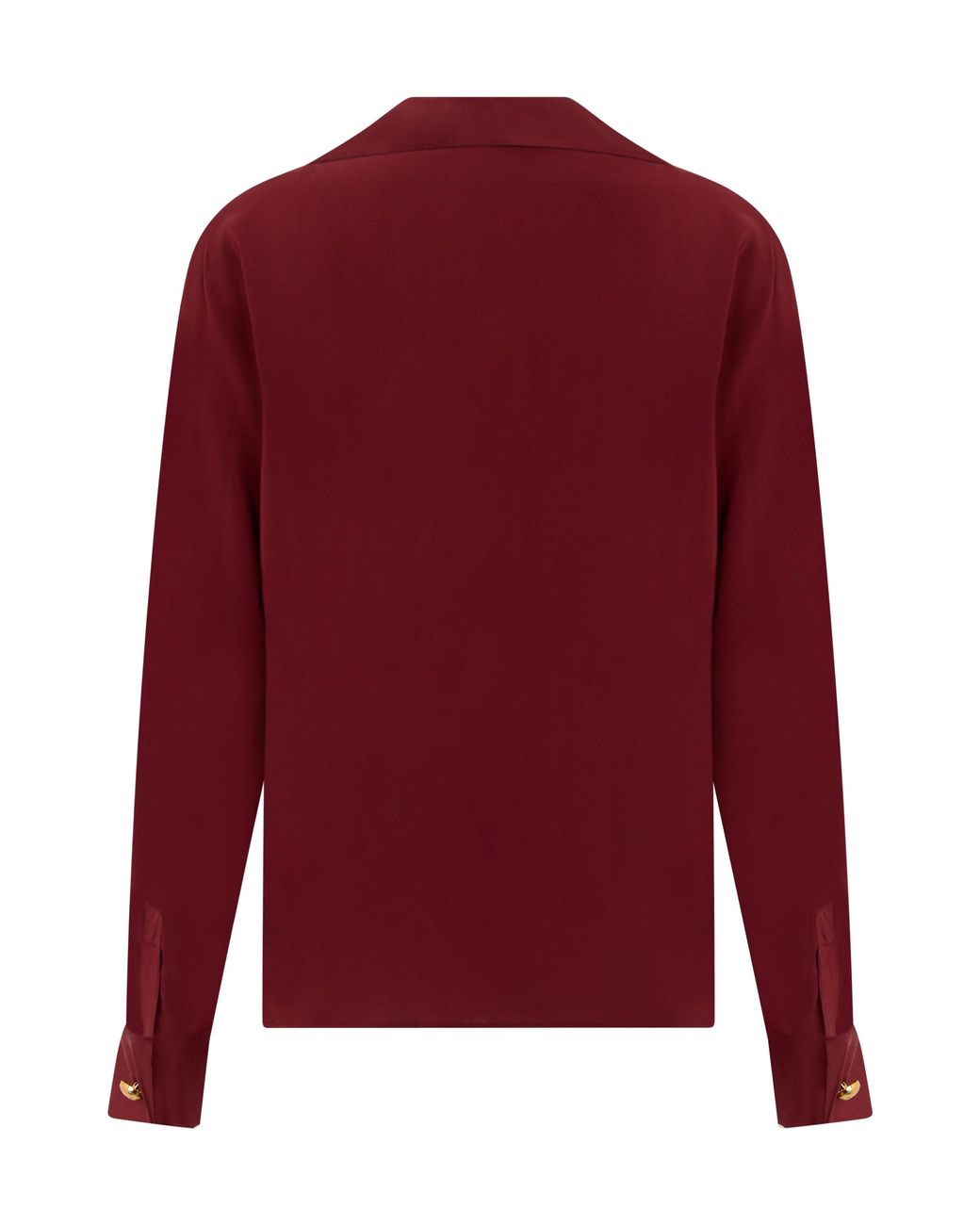 Max Mara Red Long-Sleeve Polo