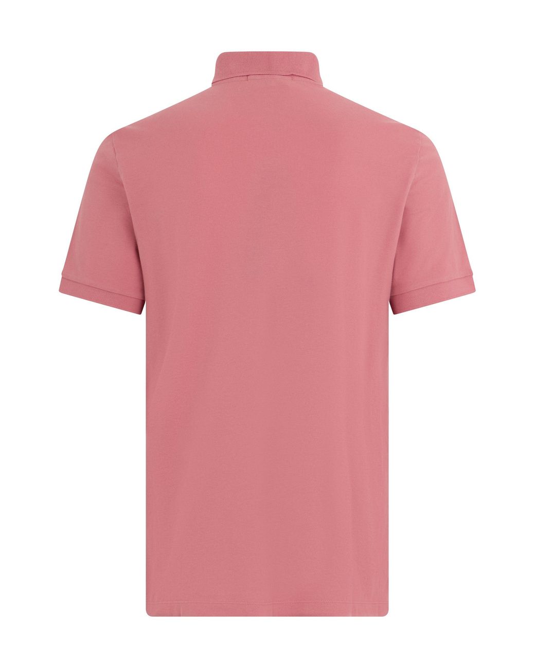 Stone Island Pink Cotton Polo With Logo for men