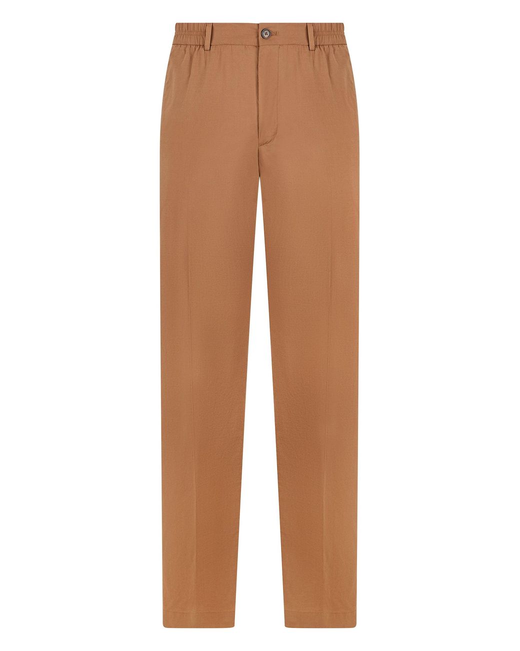 Slowear Brown Straight Cotton Pants for men