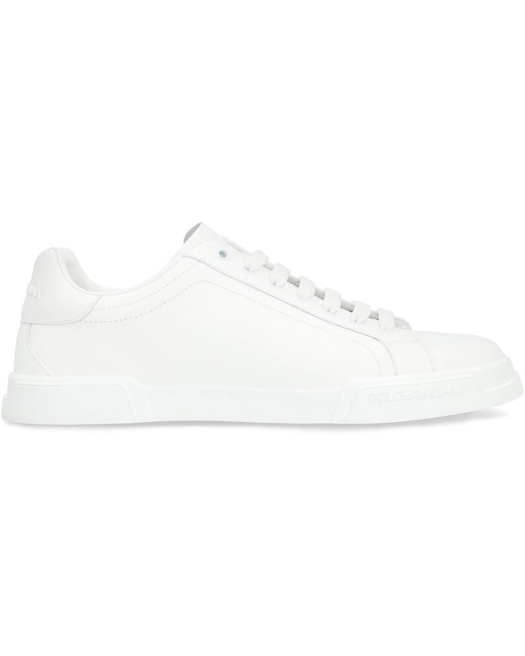 Dolce & Gabbana White Portofino Light Low-Top Sneakers for men