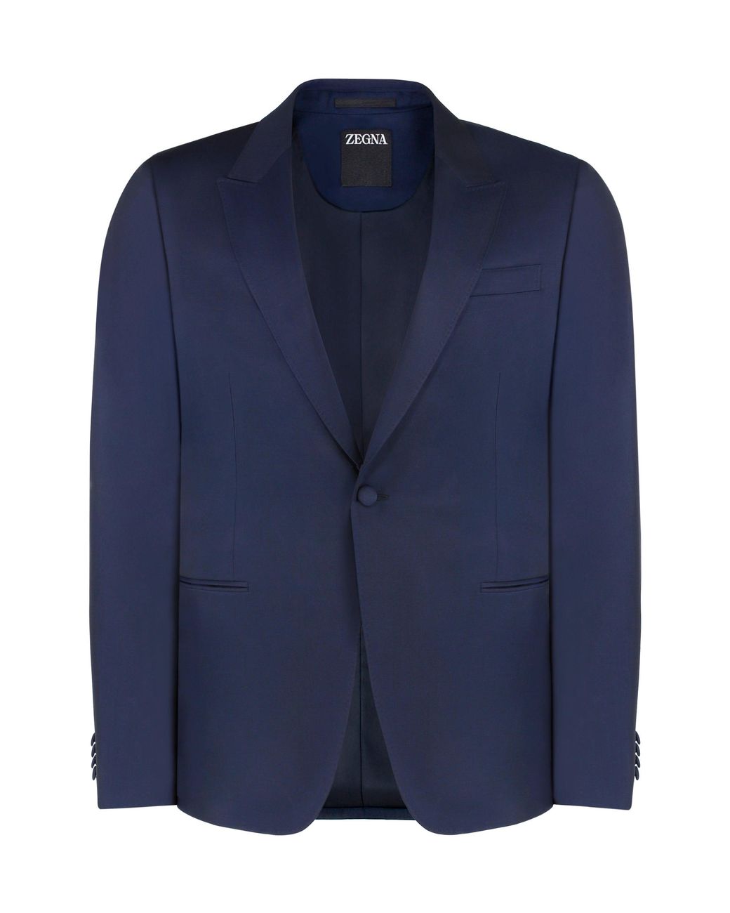 Zegna Blue Wool Blend Two-Piece Suit for men