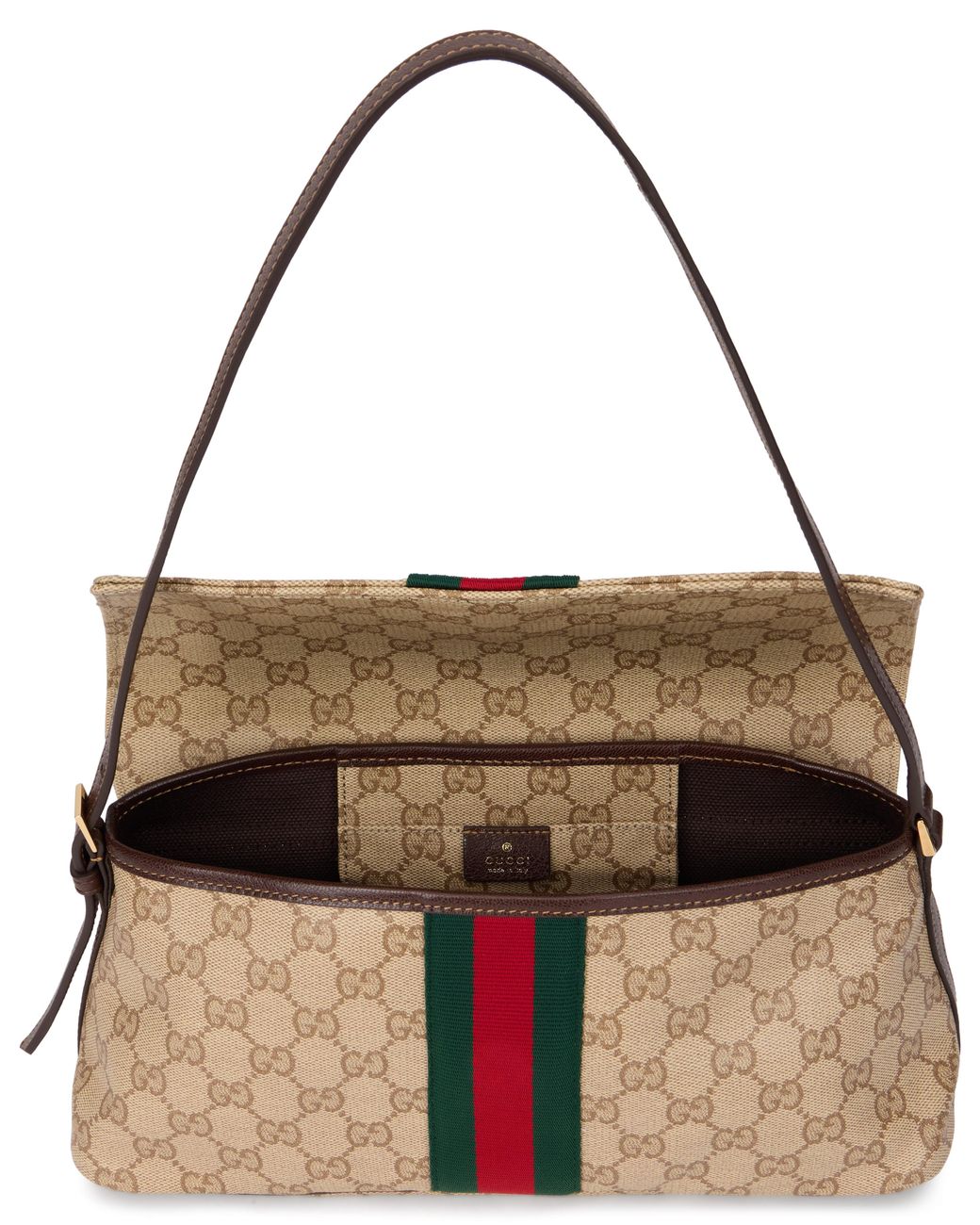 Gucci Brown Shoulder Bag With Monogram