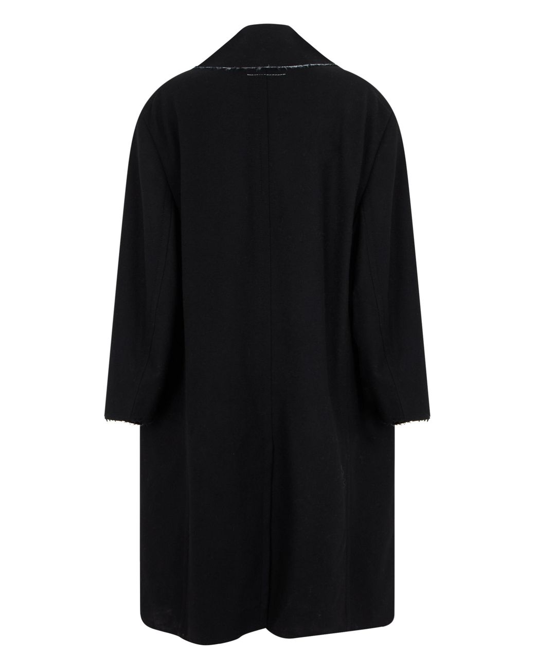 MM6 by Maison Margiela Black Double-Breasted Coat