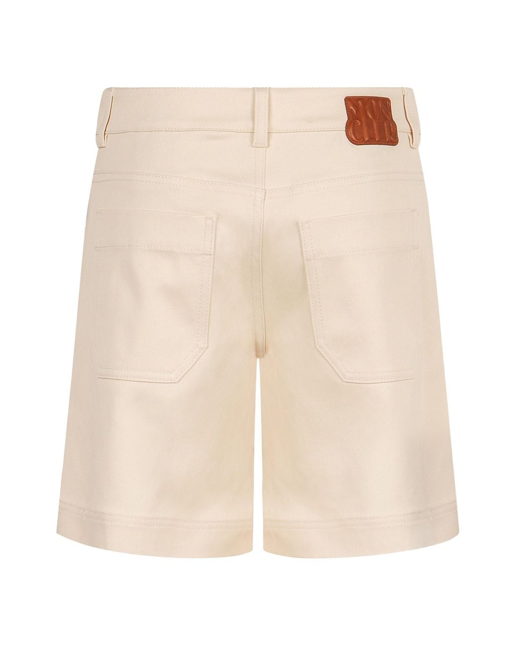 Moncler Natural Denim Shorts
