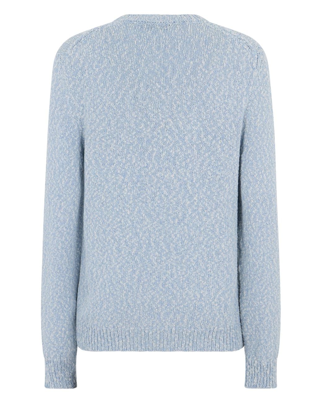 Slowear Blue Cotton Sweater for men