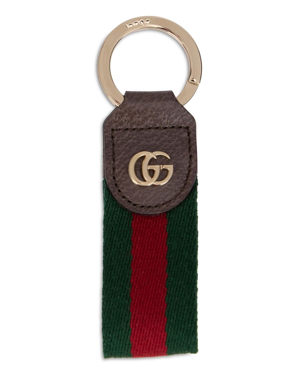 Gucci Red Keychain With Web Band