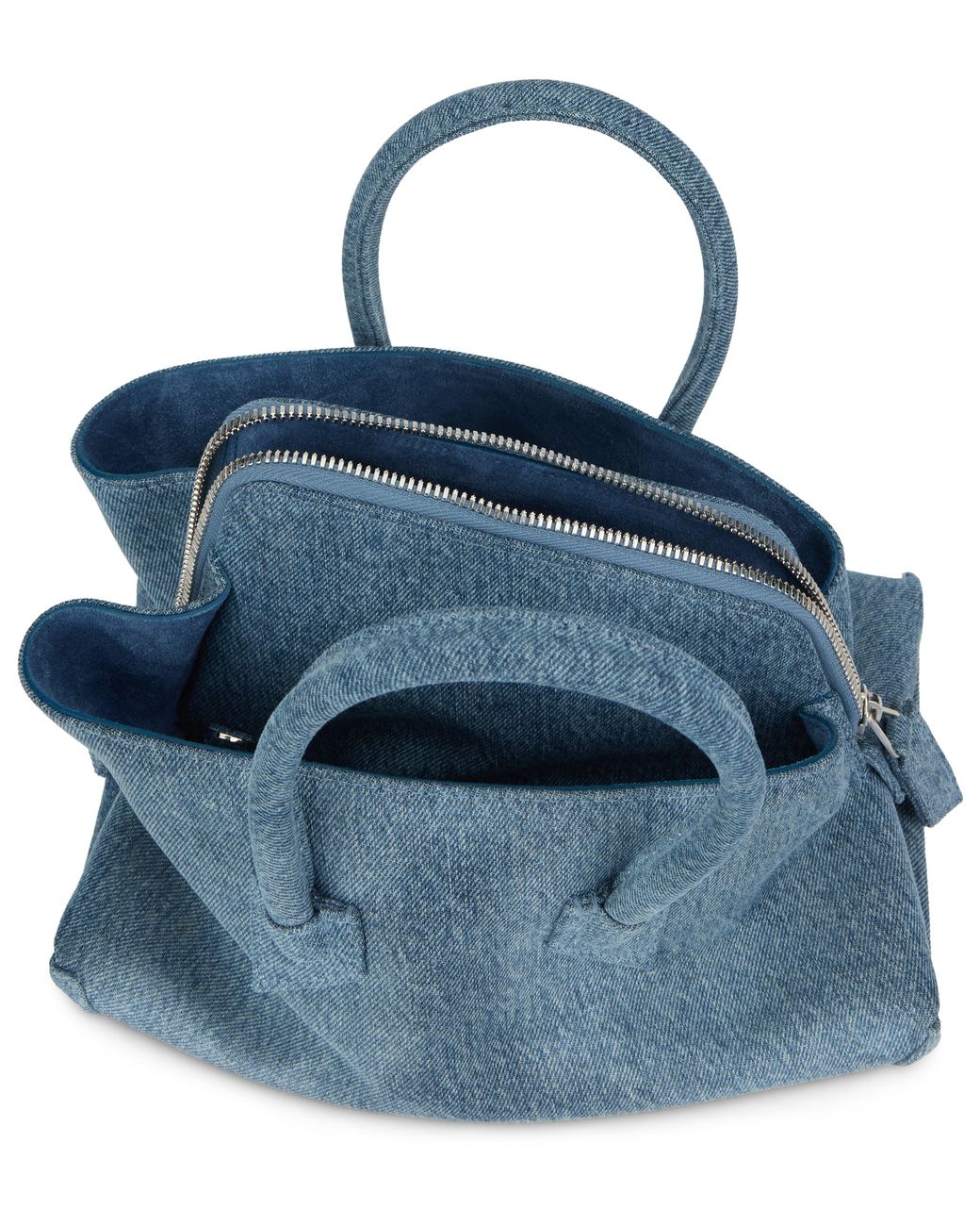 The Attico Blue Handbag La Passeggiata Mini