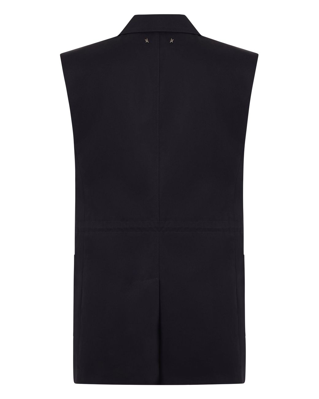 Golden Goose Deluxe Brand Black Cotton Waistcoat