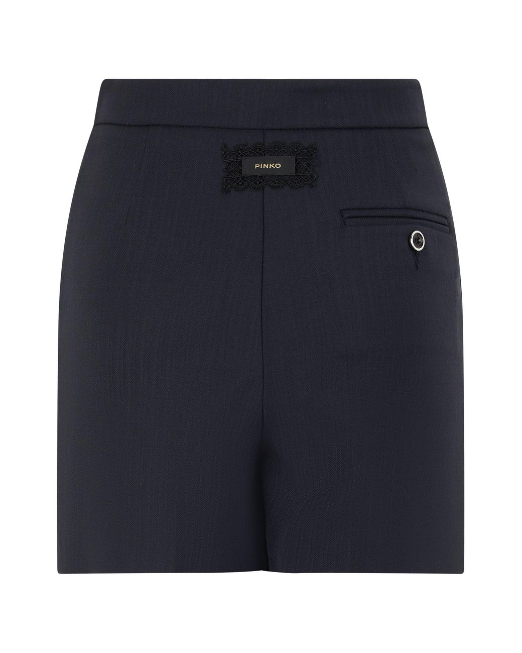 Pinko Blue High-Waisted Shorts