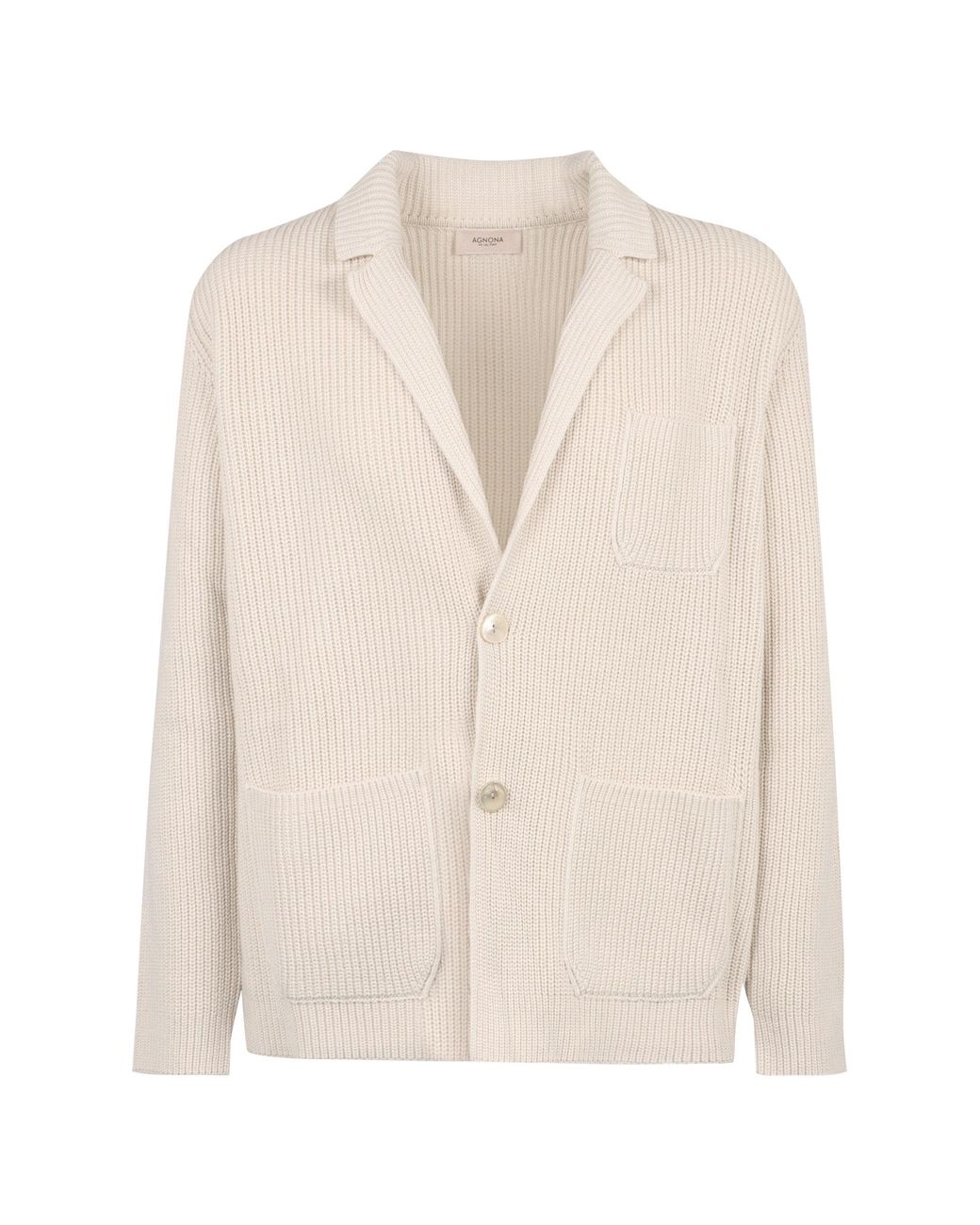 Agnona Natural Cashmere Cardigan for men