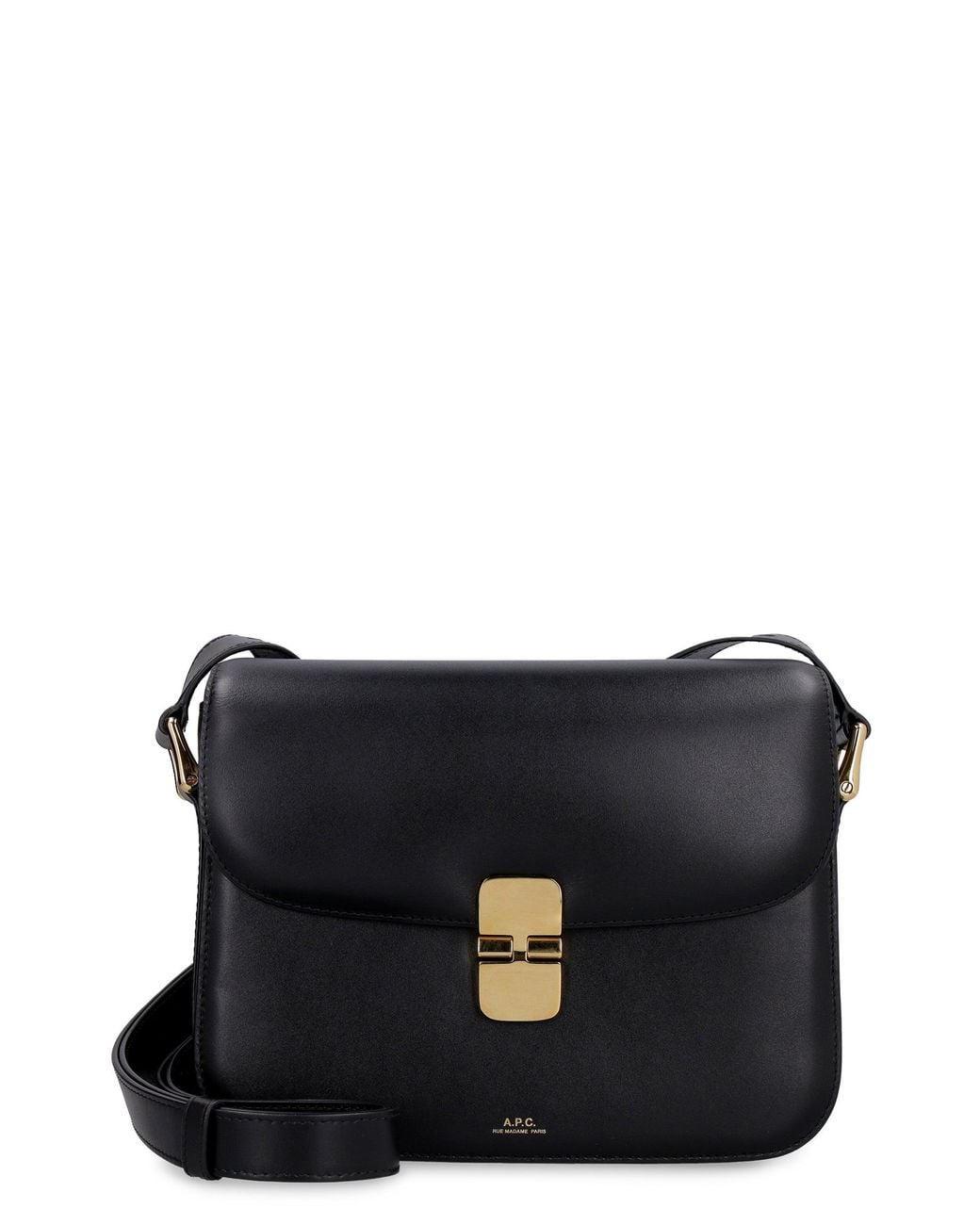 A.P.C. Black Grace Leather Crossbody Bag Shoulder