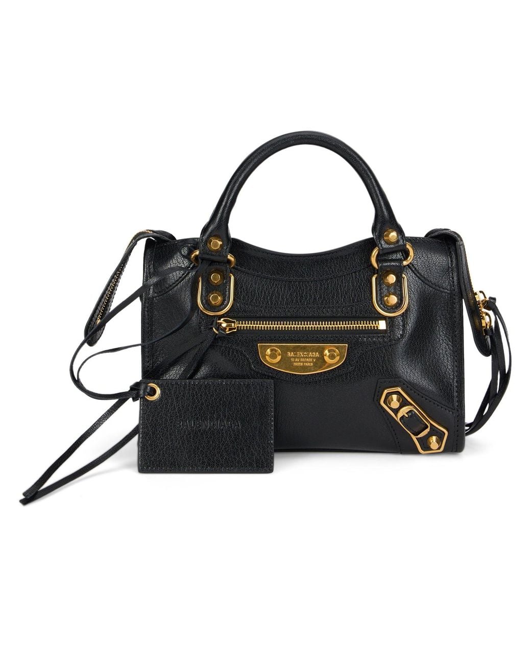 Balenciaga Black Mini City Bag