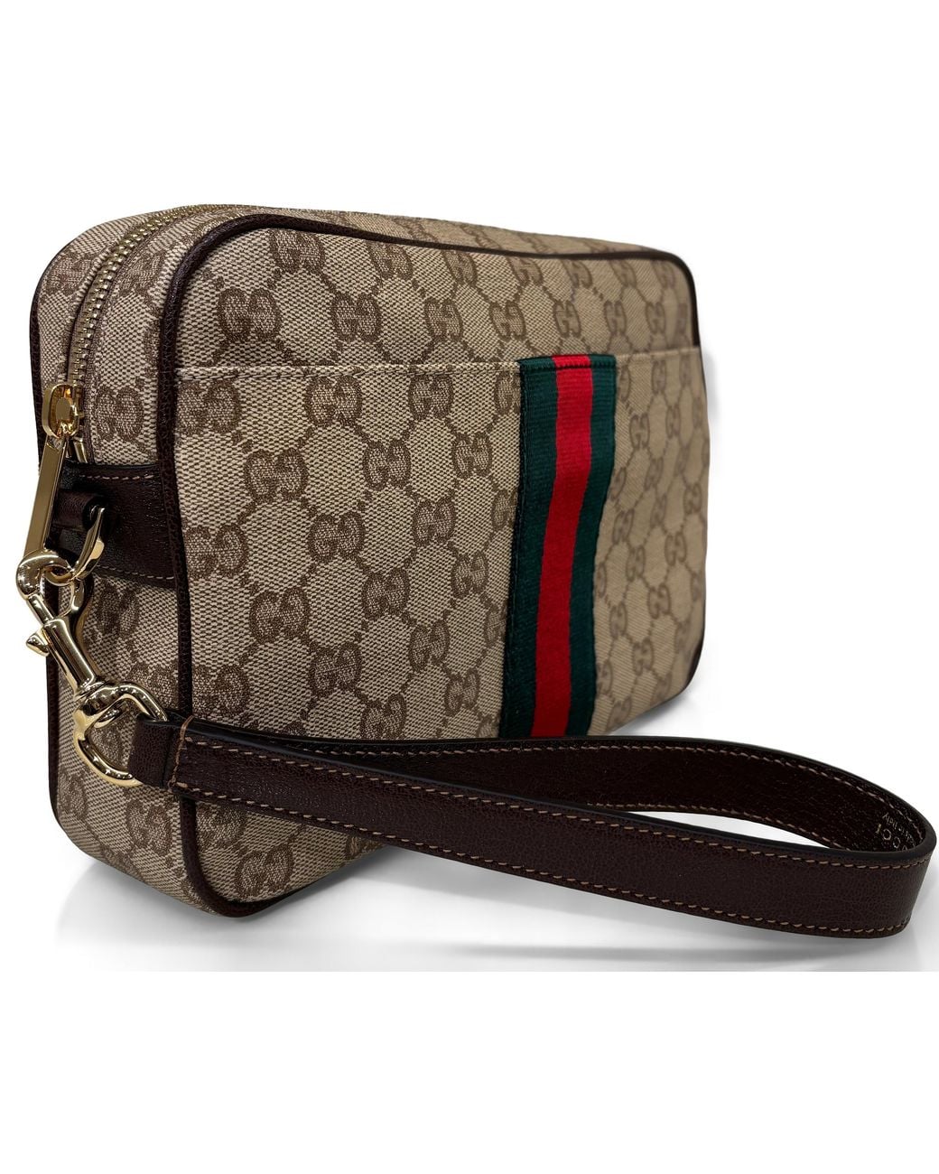 Gucci Brown Beauty Case Monogram for men