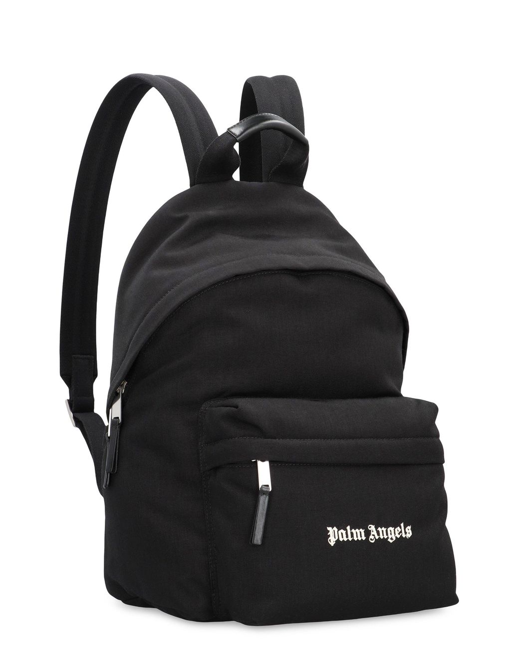 Zaino con logo di Palm Angels in Black da Uomo