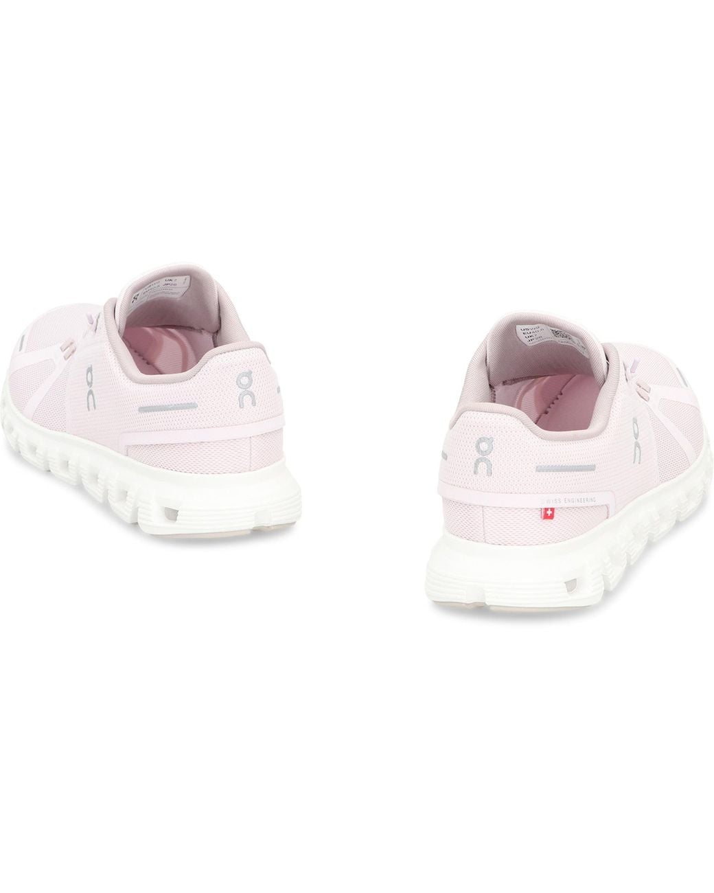 On Shoes Pink Sneakers Low-Top Cloud 6