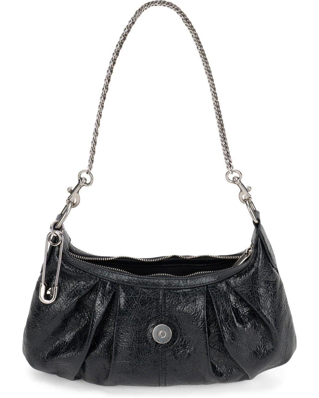 Balenciaga Black Shoulder Bag Pamela Small Leather