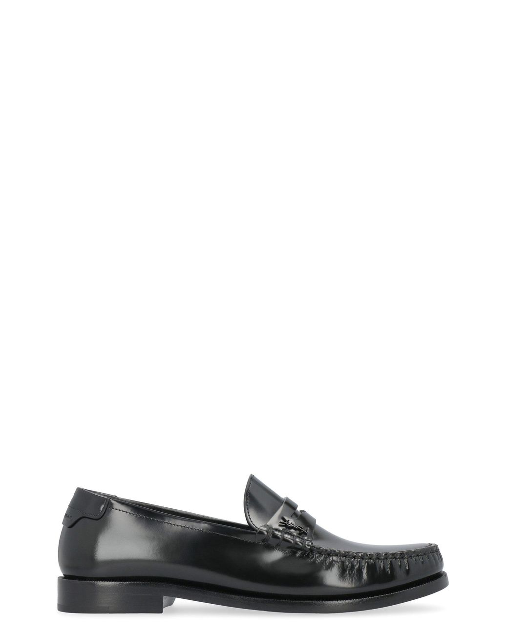 Saint Laurent Black Le Loafer 15 Leather Moccasin