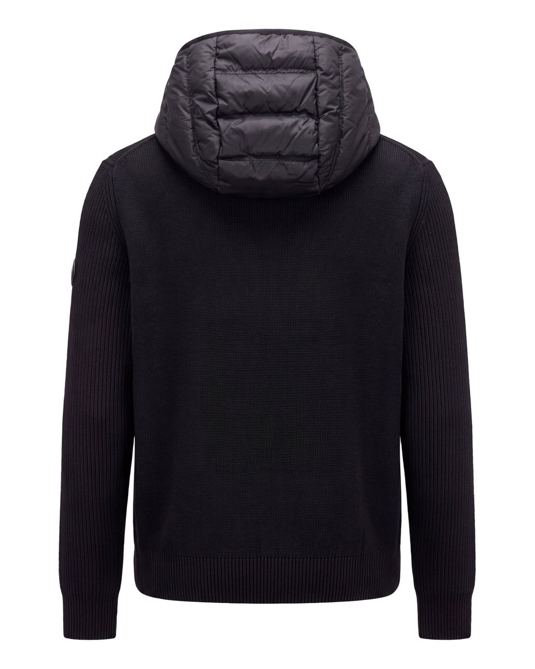 Moncler Blue Padded Jacket With Hood for men