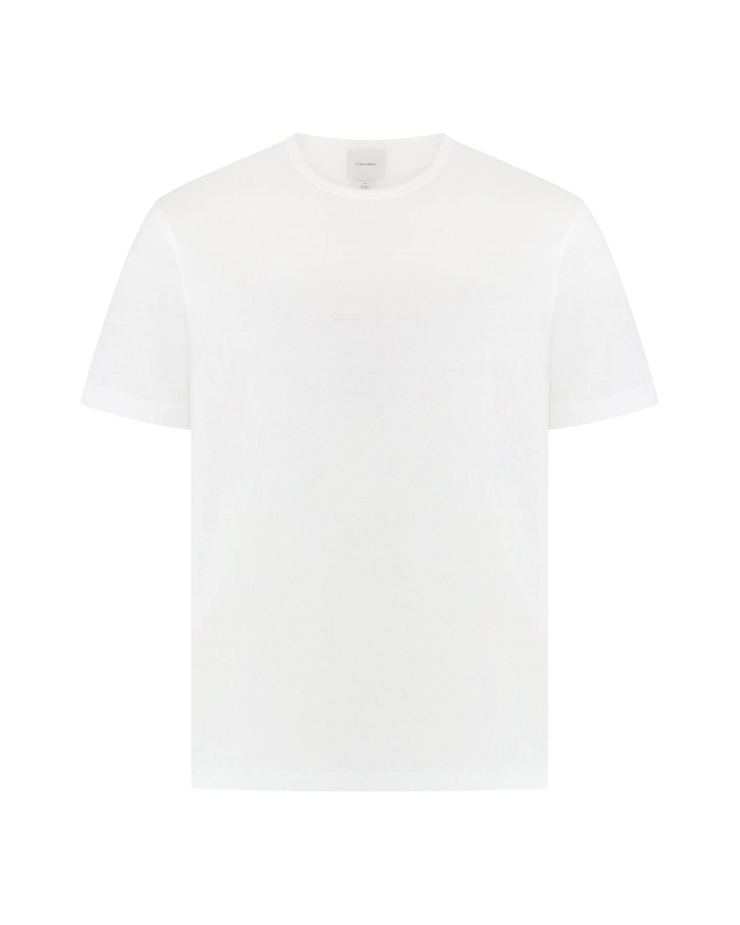 Calvin Klein White Cotton Crew-Neck T-Shirt for men