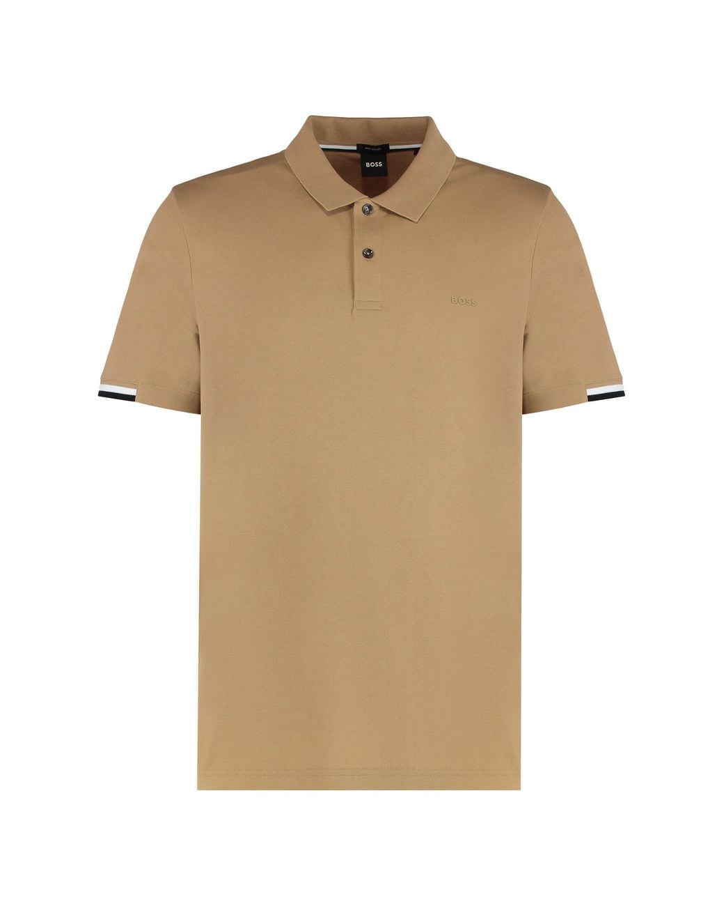 Boss Natural Polo Made Of Cotton Piqué for men