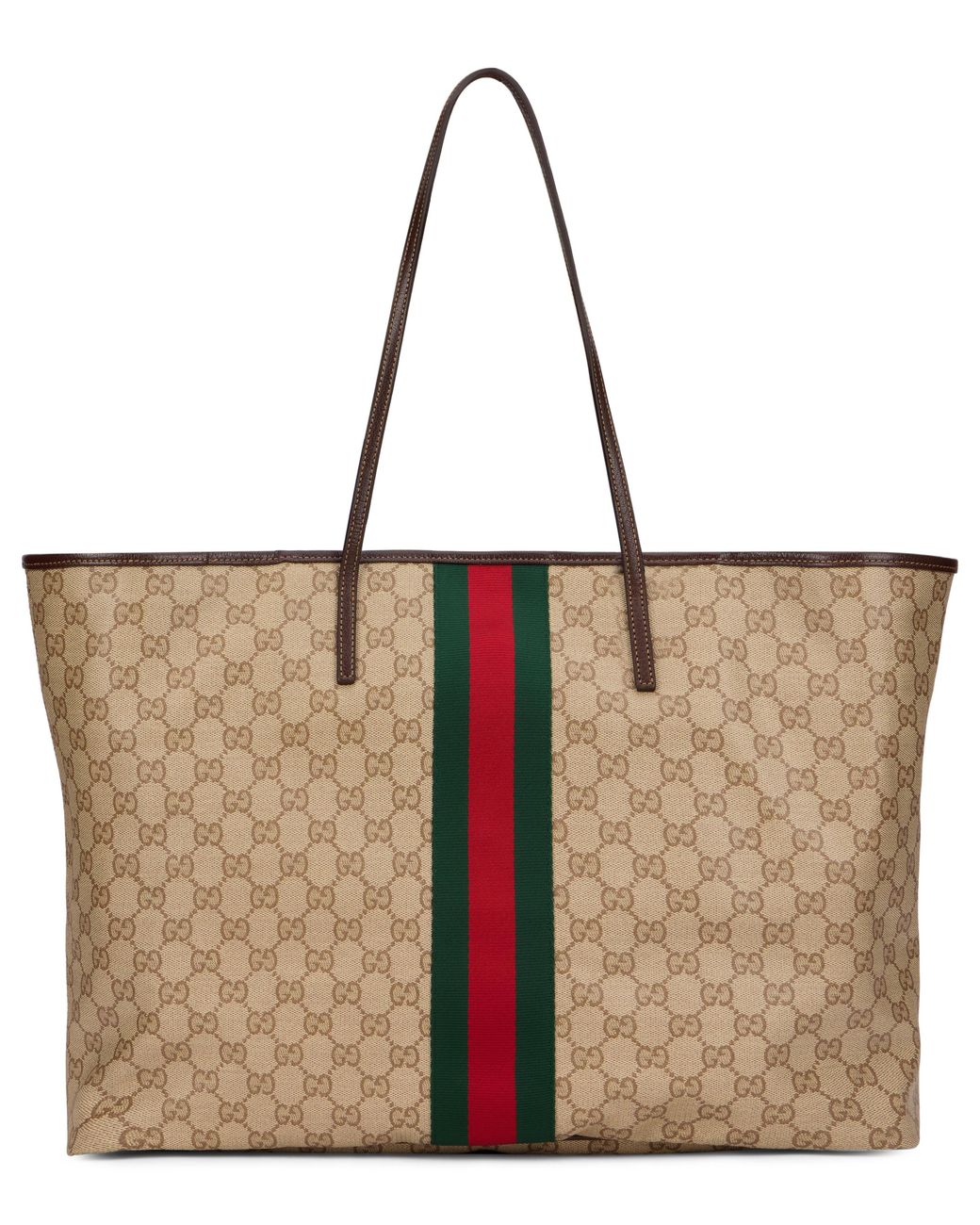 Gucci Brown Tote Bag Tribeca With Monogram