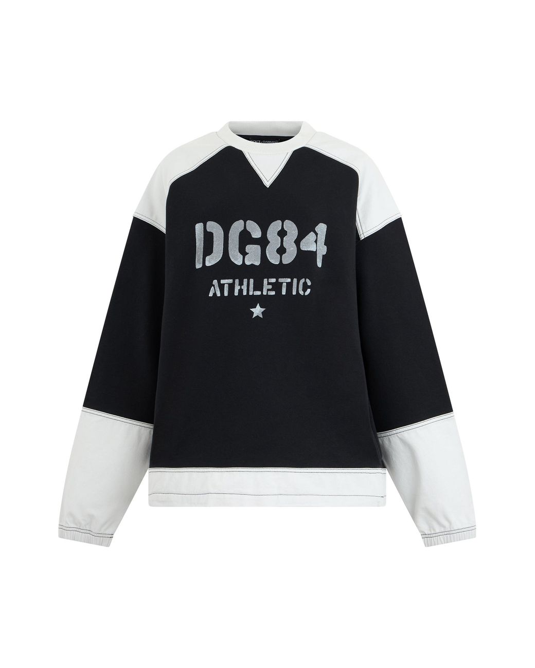 Dolce & Gabbana Black Sweatshirt Cotton Sweatshirts for men