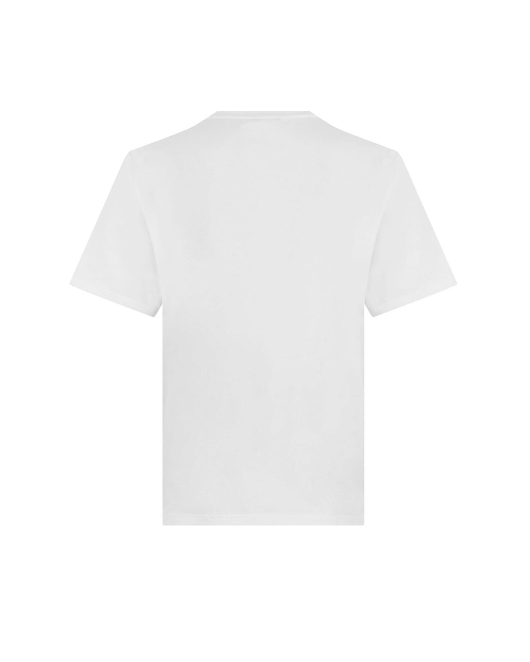 K-Way White Cotton T-Shirt With Short Sleeves for men