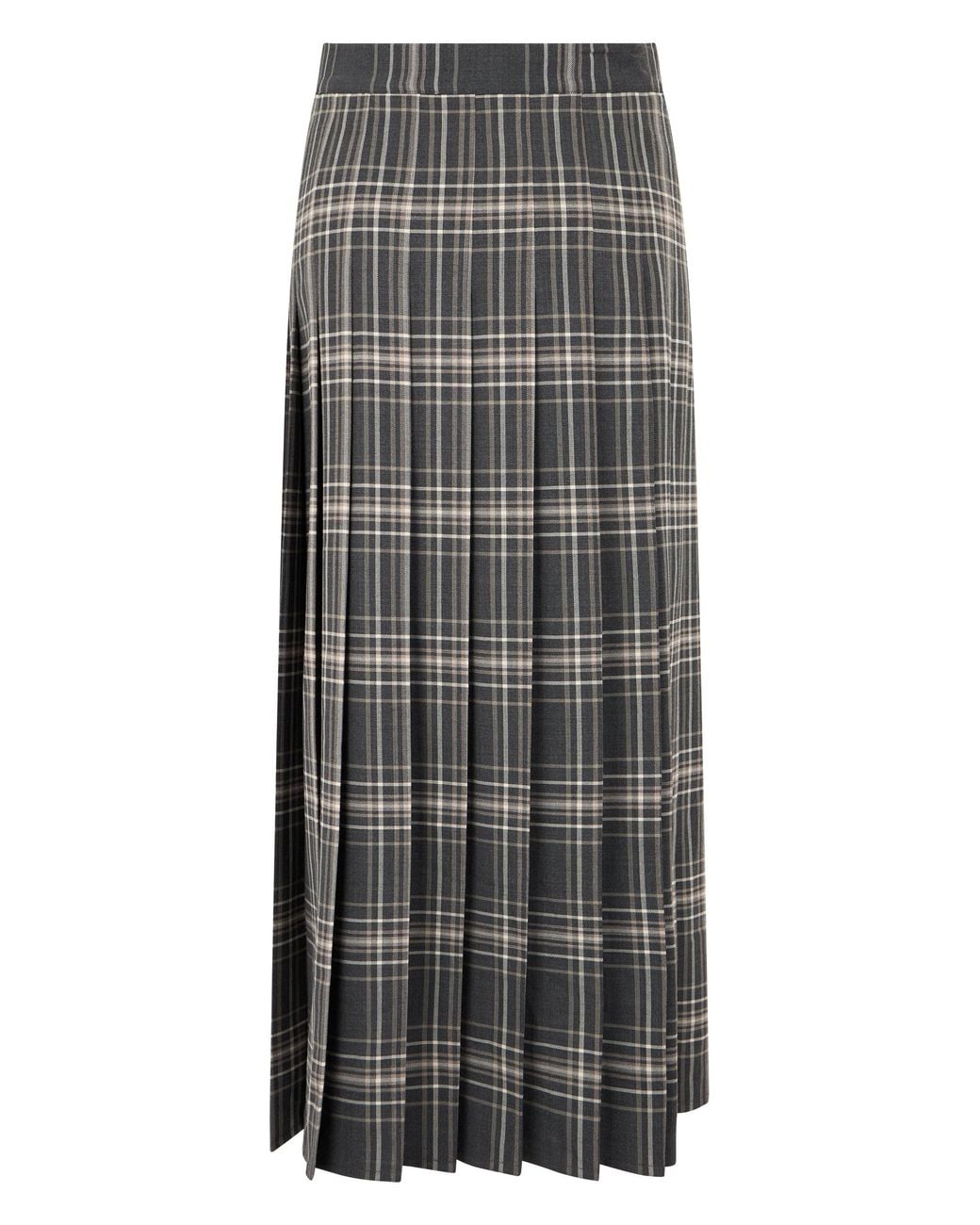 Weekend by Maxmara Black Long Pleated Skirt