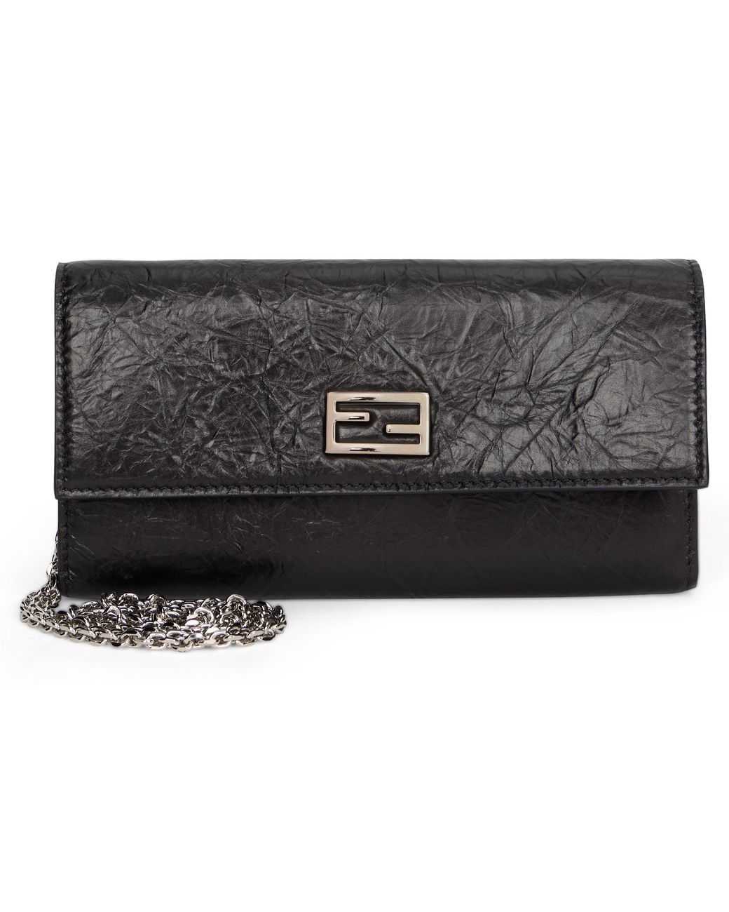 Fendi Gray Continental Bag