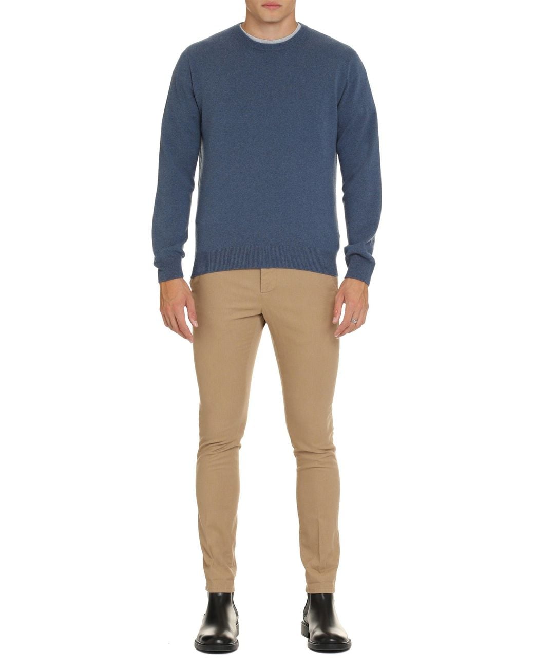 THE (Alphabet) Blue The (Knit) for men