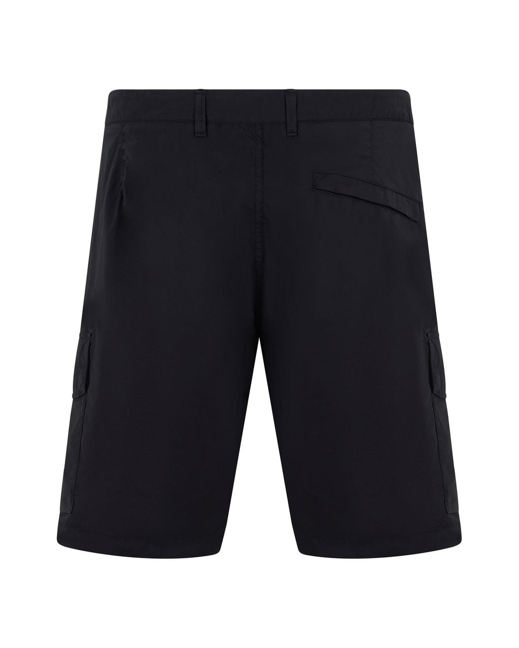 Stone Island Blue Cotton Cargo Bermuda for men