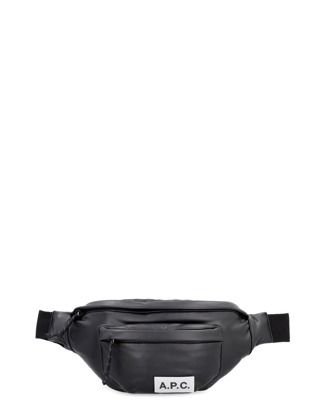 A.P.C. Banane Eco Leather Belt Bag in Black for Men | Lyst