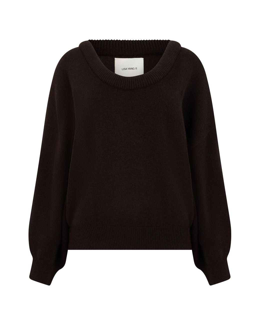Lisa Yang Black Oversized Cashmere Sweater