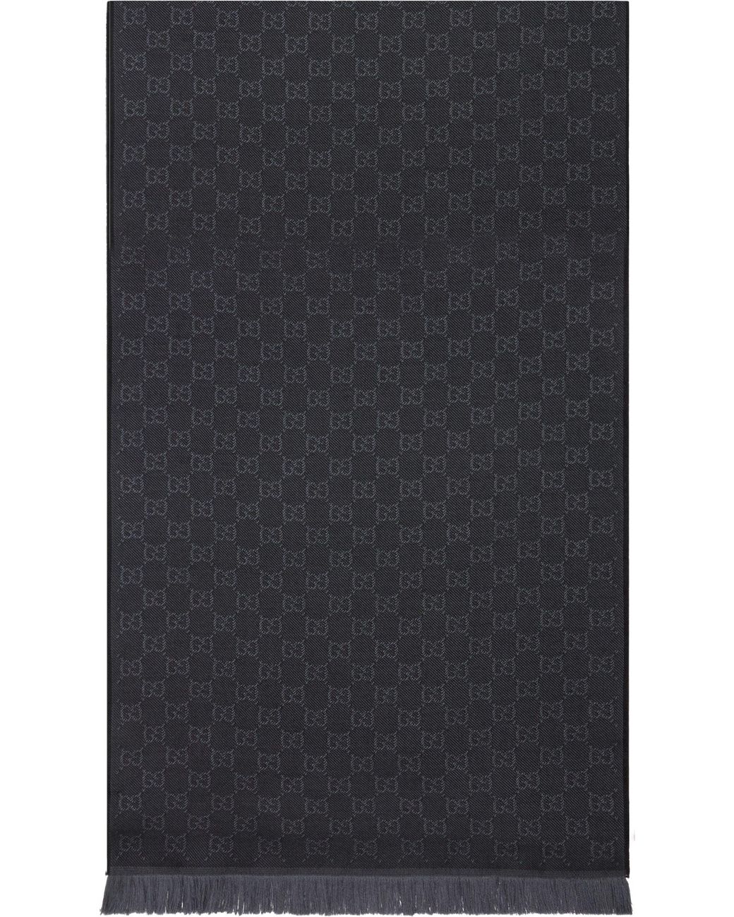 Sciarpa in lana GG di Gucci in Black