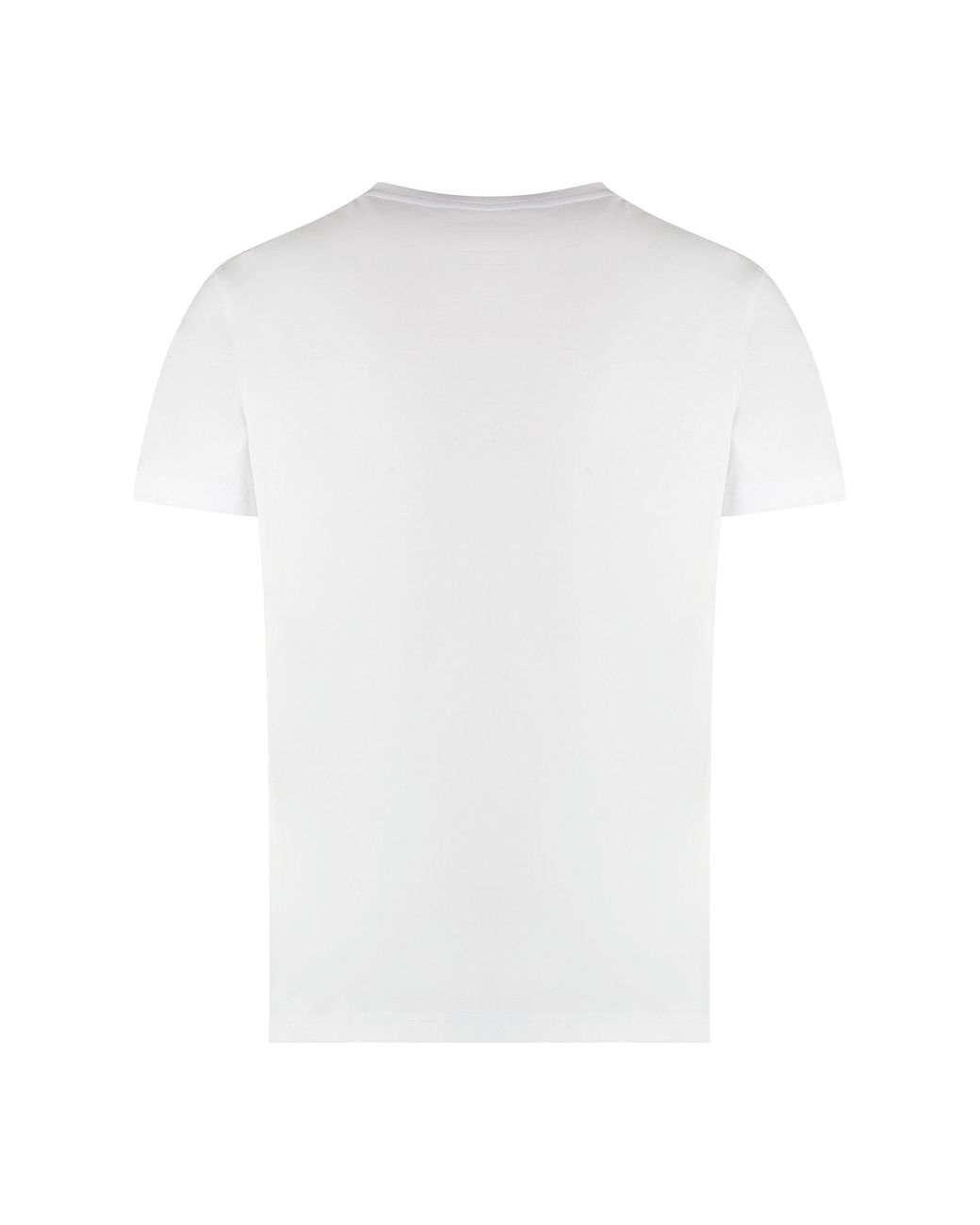 K-Way White Edouard Cotton Crew-Neck T-Shirt for men