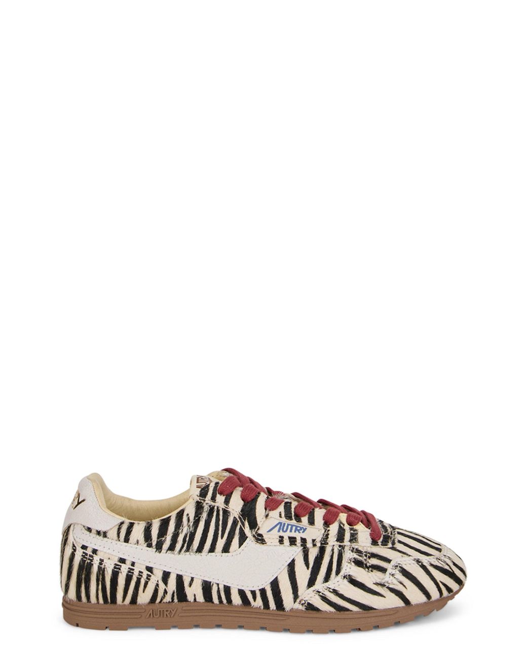 Autry White Striped Sneakers