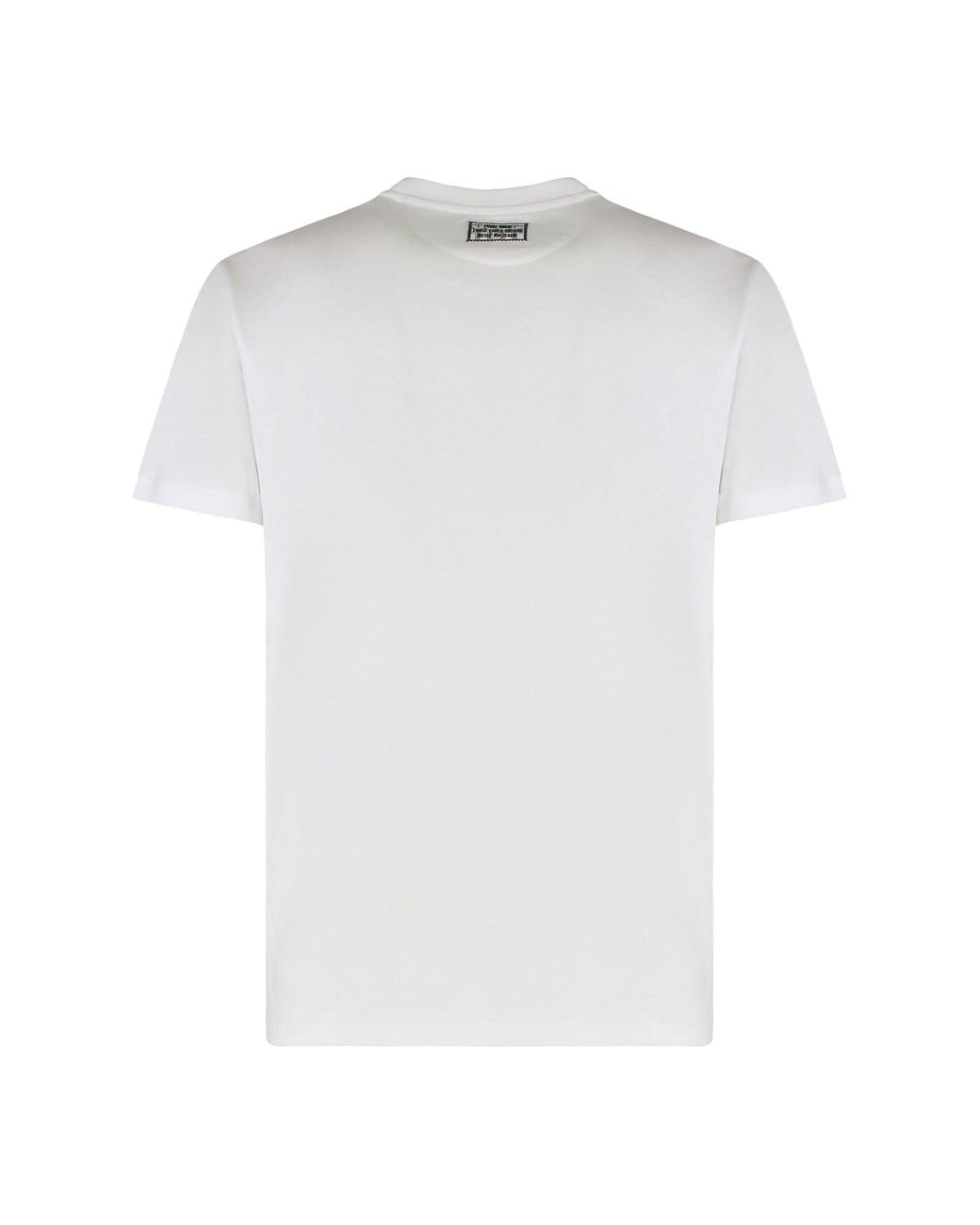 Fendi White Cotton Crew-Neck T-Shirt for men