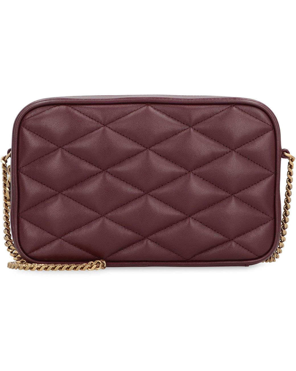 Saint Laurent Purple Leather Camera Bag