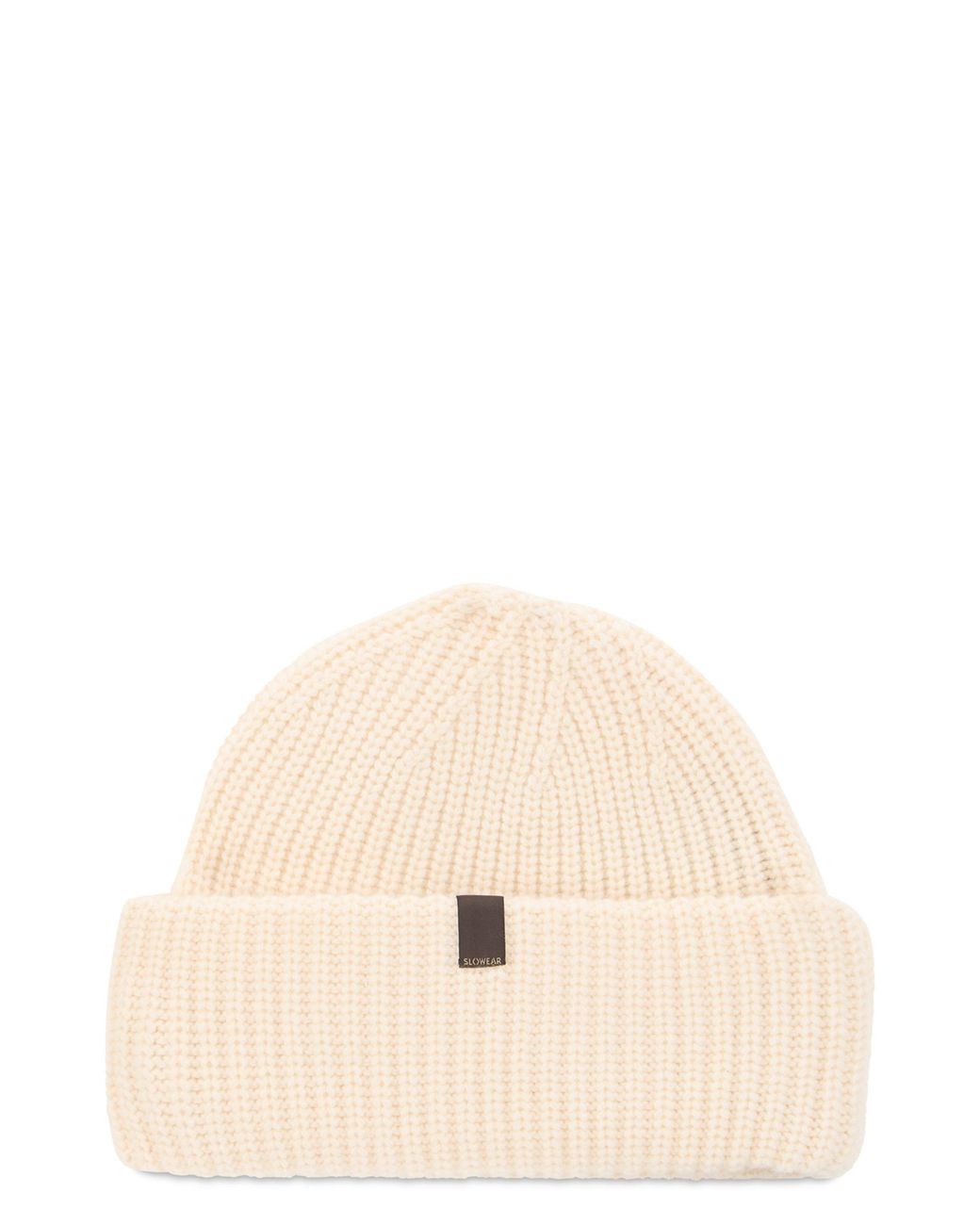 Slowear Natural Hat With Distinctive Front Detail for men